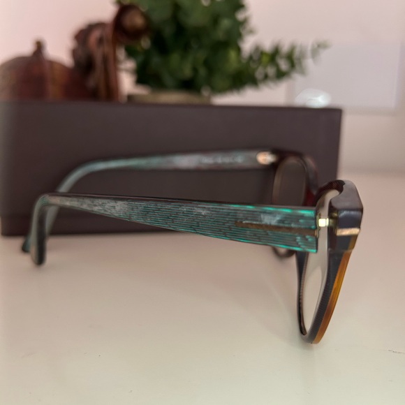 Tom Ford Women's Dark Havana Iridescent Glasses - Picture 9 of 15